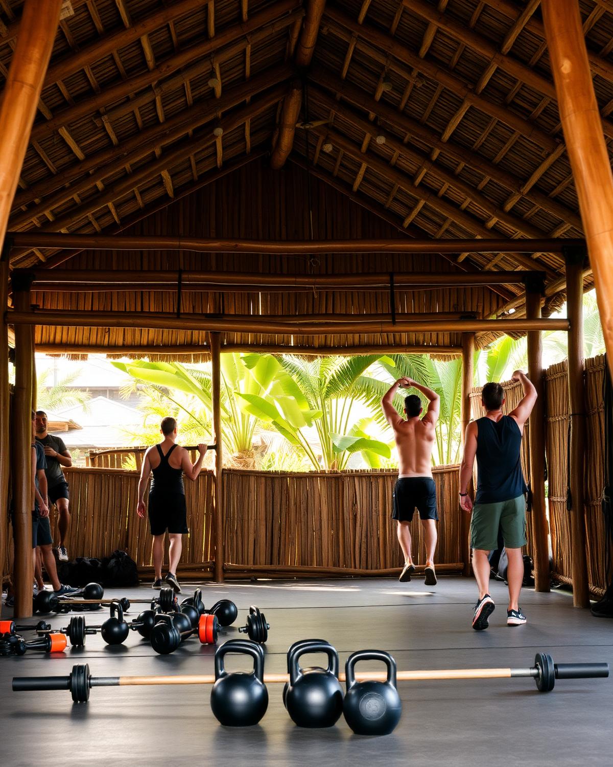 CrossFit box, Bali — training camp week